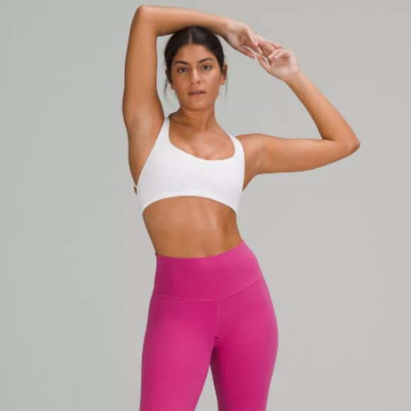 Lululemon Free to Be Wild Bra - White - Light Support - Picture 2 of 5